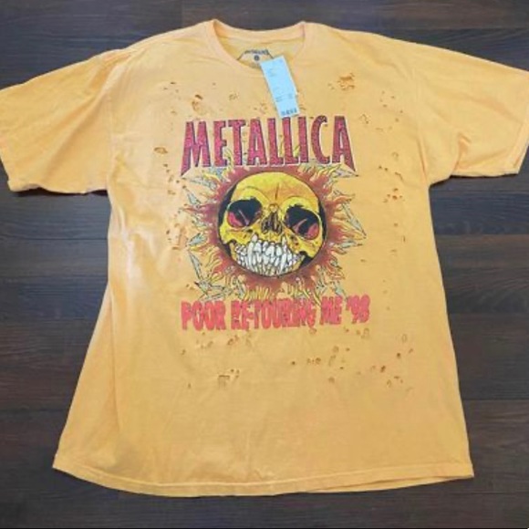 Metallica Band T Shirt - NWT - Urban Outfitters - Picture 1 of 2